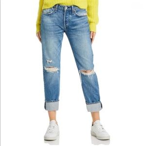 Rag and Bone Rosa mid- rise boyfriend jeans 24